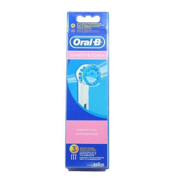 BRAUN Testine di ricarica Oral-B Sensitive (EB173S) refill per spazzolini elettrici Braun 3 pezzi